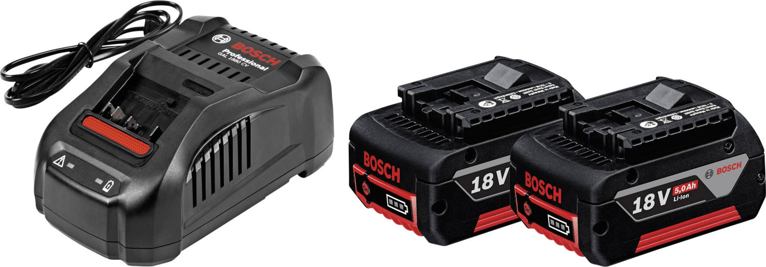 Bosch GAL 1880 CV + 2x GBA 18V 5,0 Ah ab 156,99 € (Februar 2024