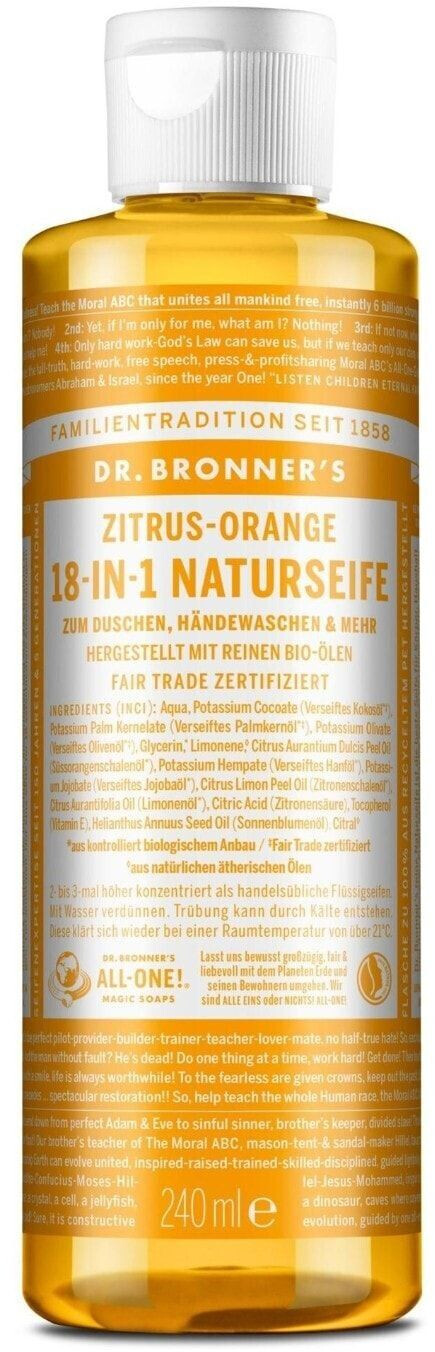 Dr. Bronner's Savon liquide au citron & à l'orange