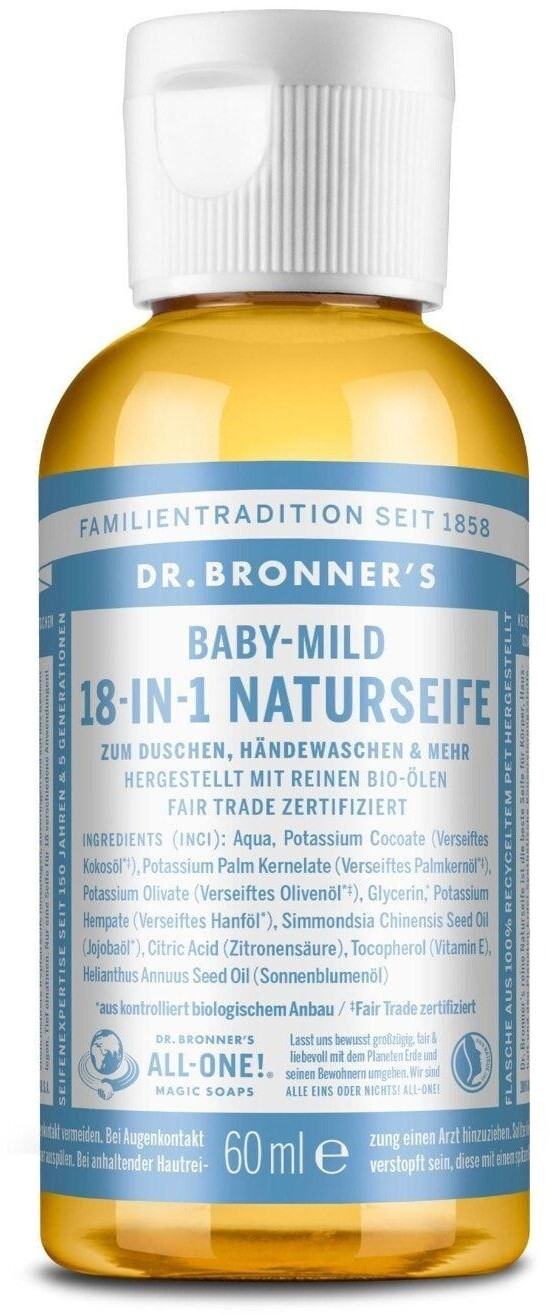 Dr. Bronner's Savon liquide neutre sans parfum