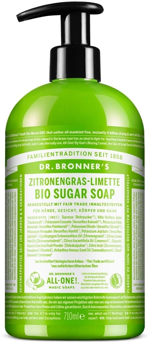 Dr. Bronner's Soap Lemongrass (710ml)