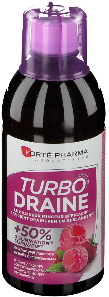 Forté Pharma TurboDraine goût framboise 500ML - Box Para