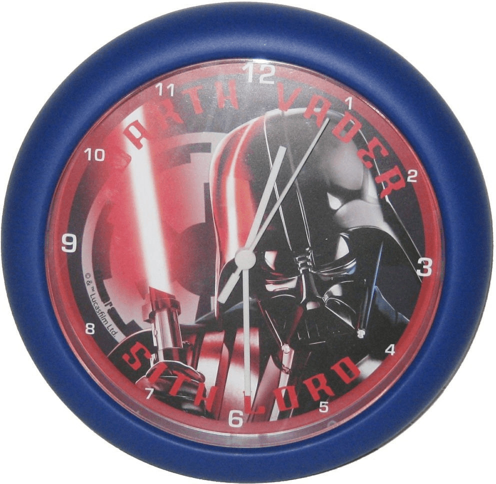 Disney Star Wars Darth Vader Wall Clock