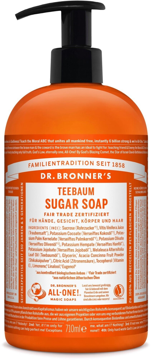 Dr. Bronner's Shikakai Soap Tea Tree