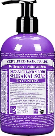 Dr. Bronner's Savon liquide Shikakai & Lavande (355 ml)