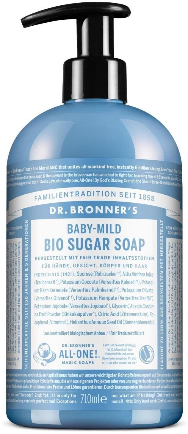 Dr. Bronner's Savon liquide Shikakai neutre sans parfum