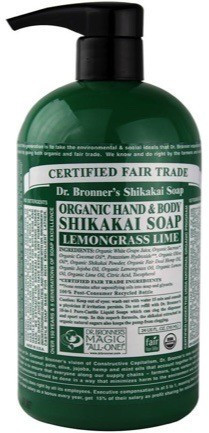 Dr. Bronner's Shikakai Soap Lemongrass Lime