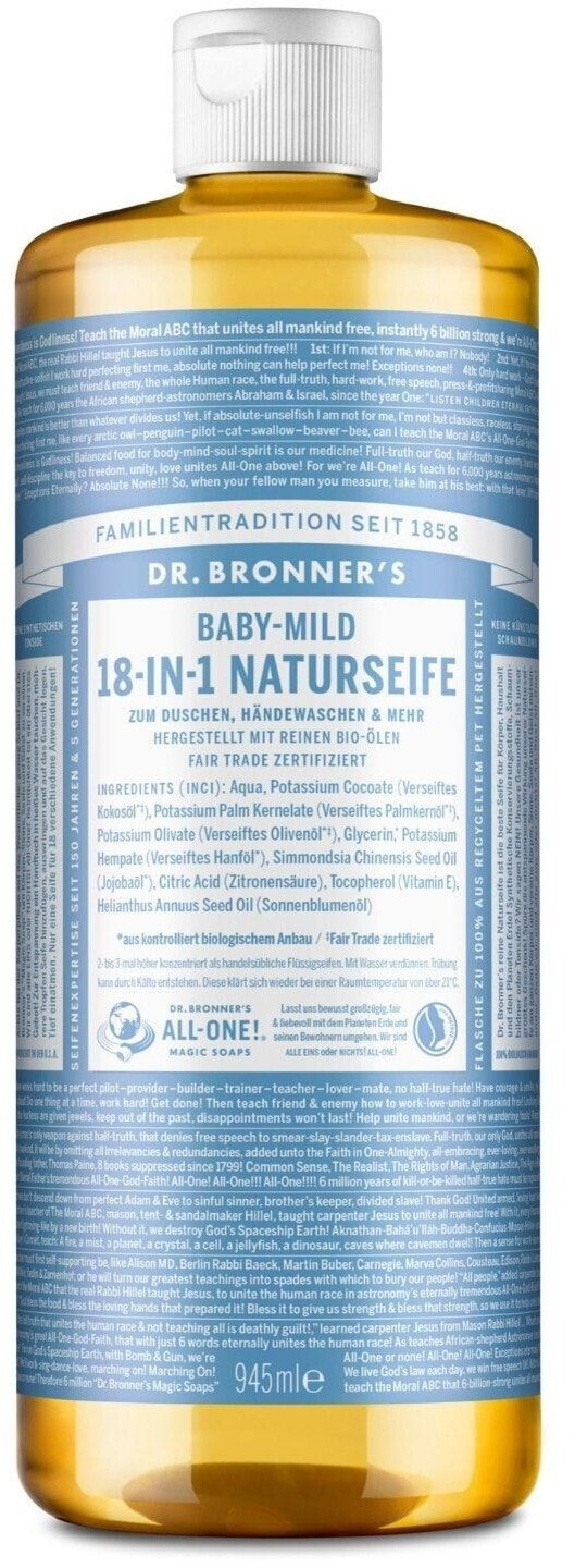 Dr. Bronner's Neutral Mild Soap (946ml)