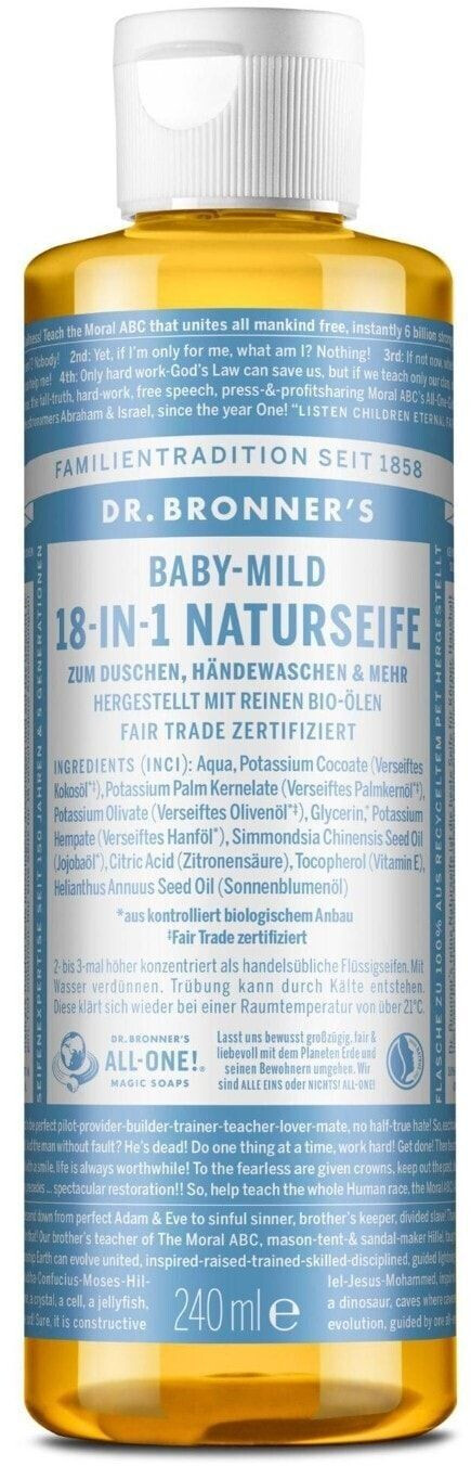 Dr. Bronner's Savon liquide neutre sans parfum (236 ml)