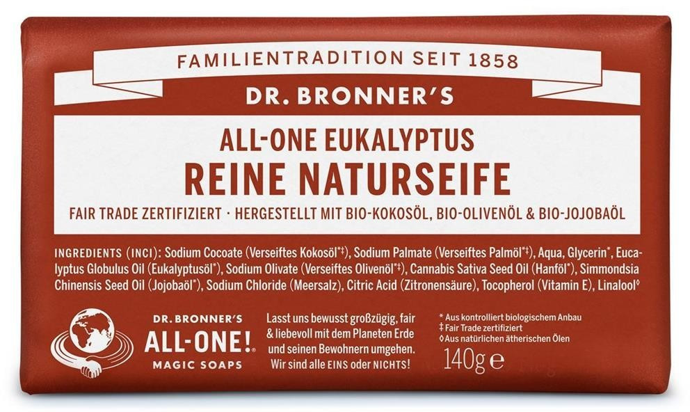 Dr. Bronner's Soap Bar Eucalyptus (140g)