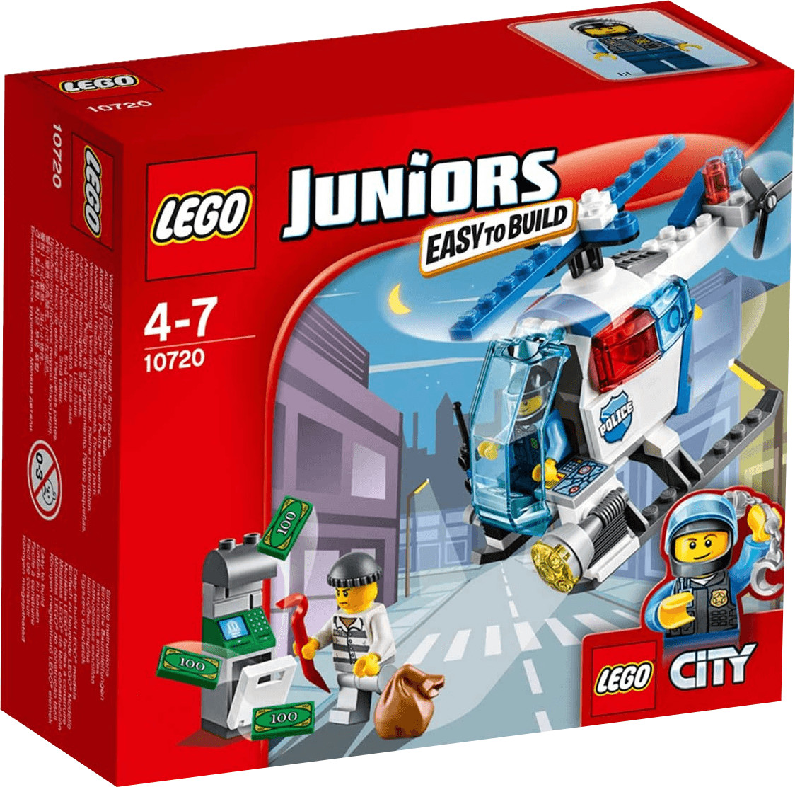 LEGO Juniors - Verfolgung mit dem Polizeihelikopter (10720)
