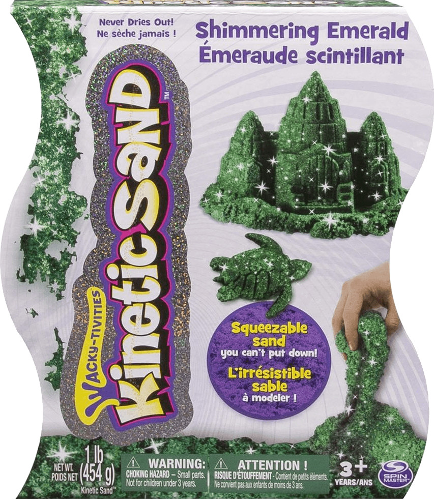 Spin Master Kinetic Sand scintillant Émeraude