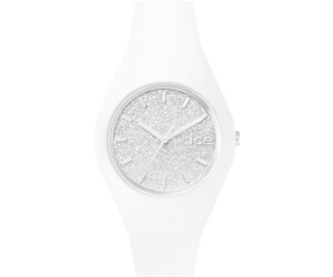 Ice glitter white silver discount