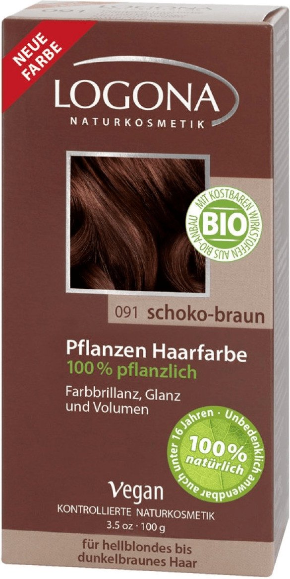 Logona Natural Hair Dye Powder chocolate-brown (100 g)