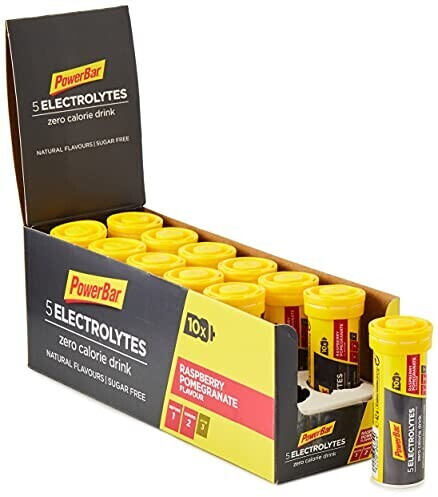 PowerBar Tube de 10 pastilles effervescentes 5 Electrolytes (lot de 12)