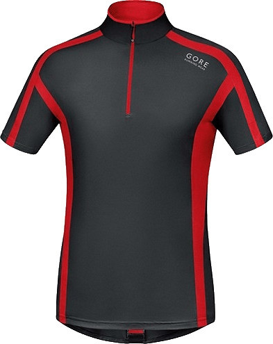 Gore Air Zip Shirt black/red (SSZAIR)