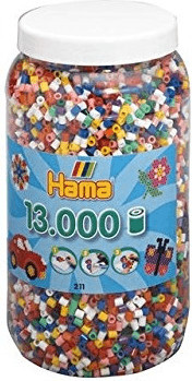 Hama Pot de 13000 perles à repasser (267-2110)