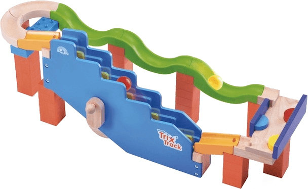 Wonderworld TrixTrack Toboggan à billes escalier (WW-7009)