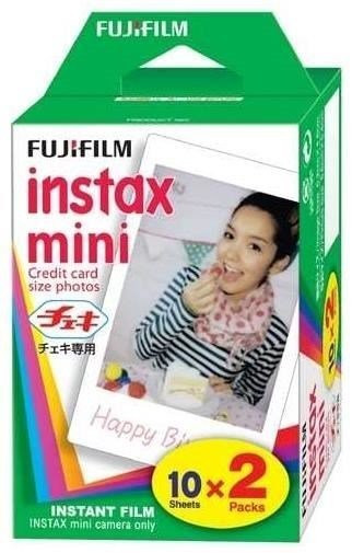 FUJI 16567828: Fujifilm instax mini film, white frame (twin pack) at  reichelt elektronik
