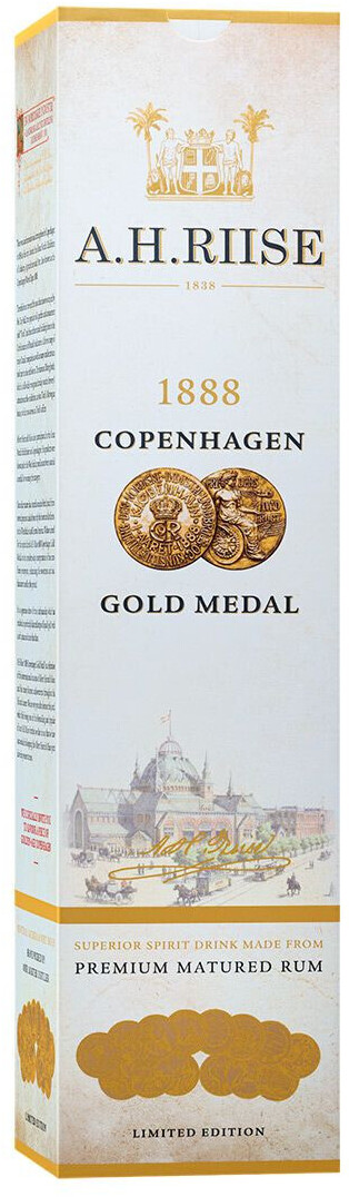 A.H. Riise 1888 Copenhagen Gold Medal 0,7l (40%) ab 28,99 € |  Preisvergleich bei