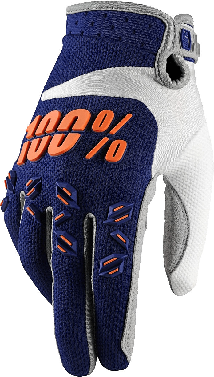 100% Airmatic navy/orange