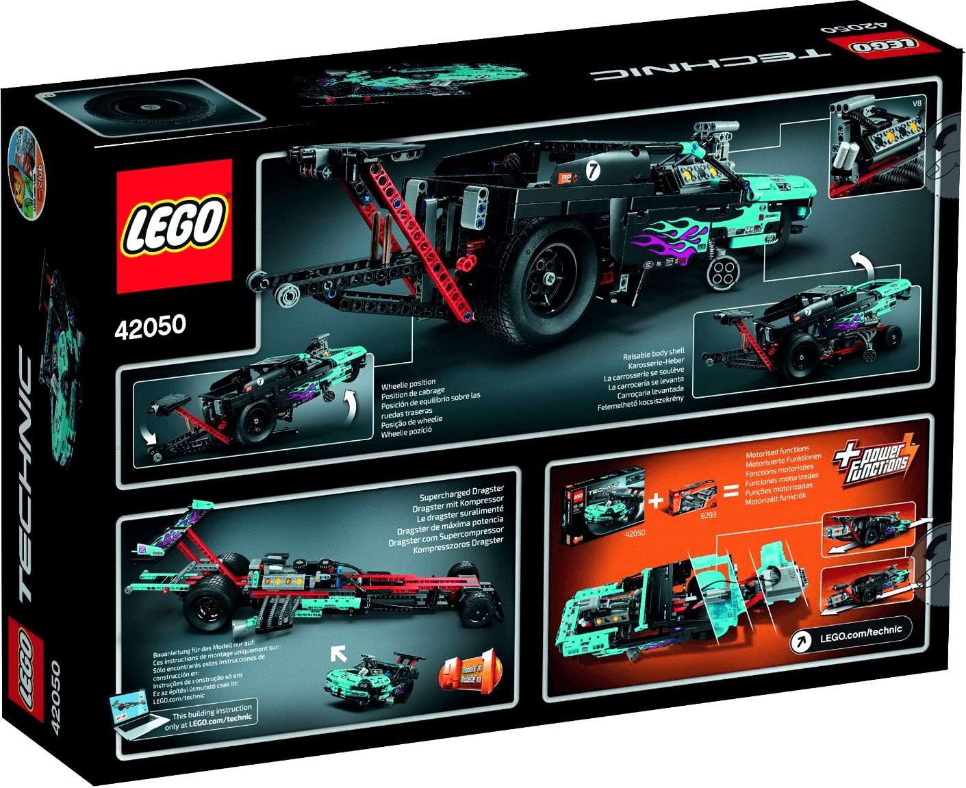 LEGO Technic 2 in 1 Drag Racer 42050 ab 83 99