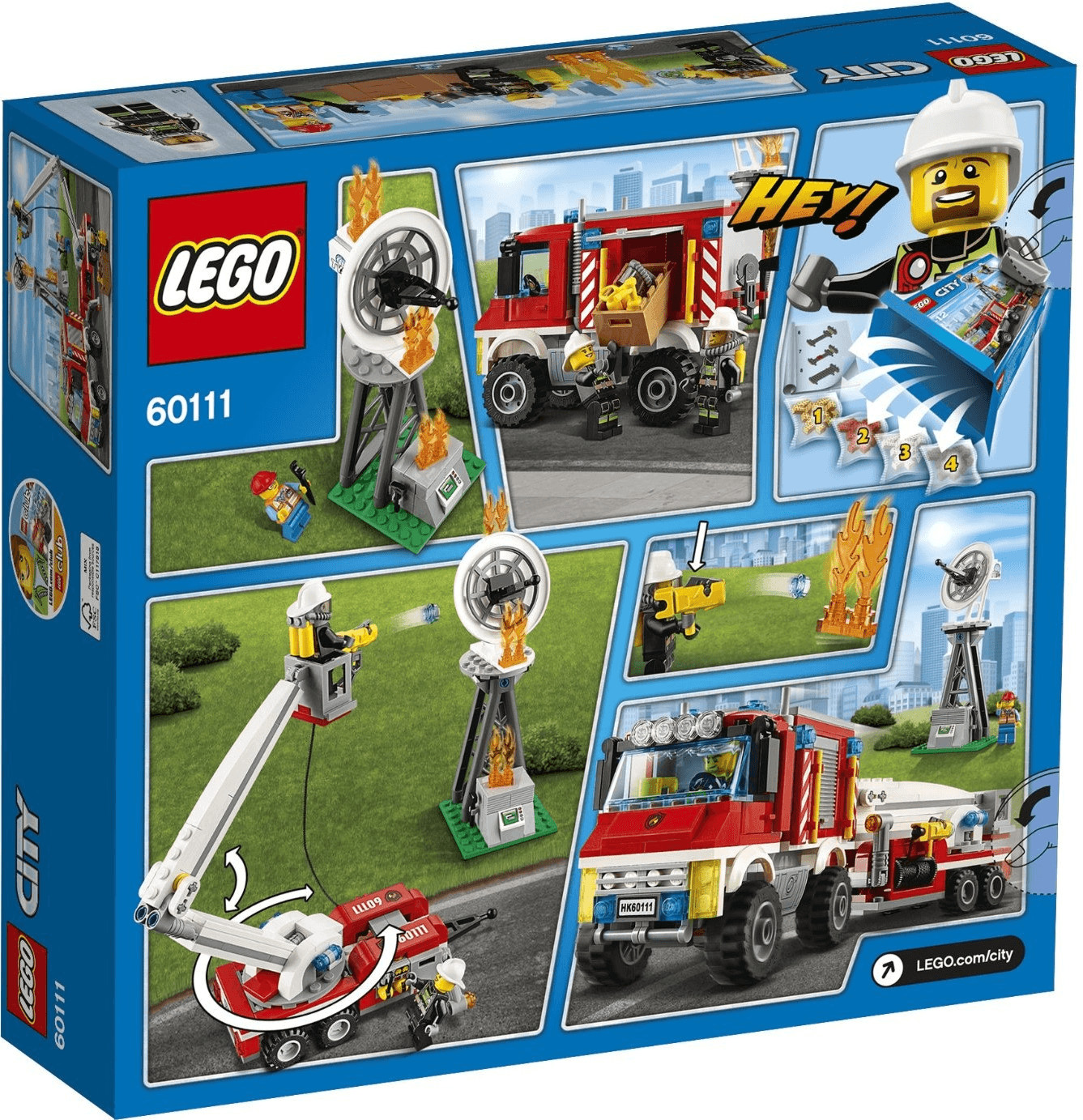 LEGO City Feuerwehr Einsatzfahrzeug 60111 ab 78 98 Preisvergleich bei idealo