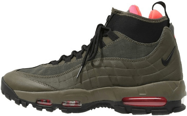 Nike Air Max 95 Sneakerboot dark loden/cargo khaki/crimson