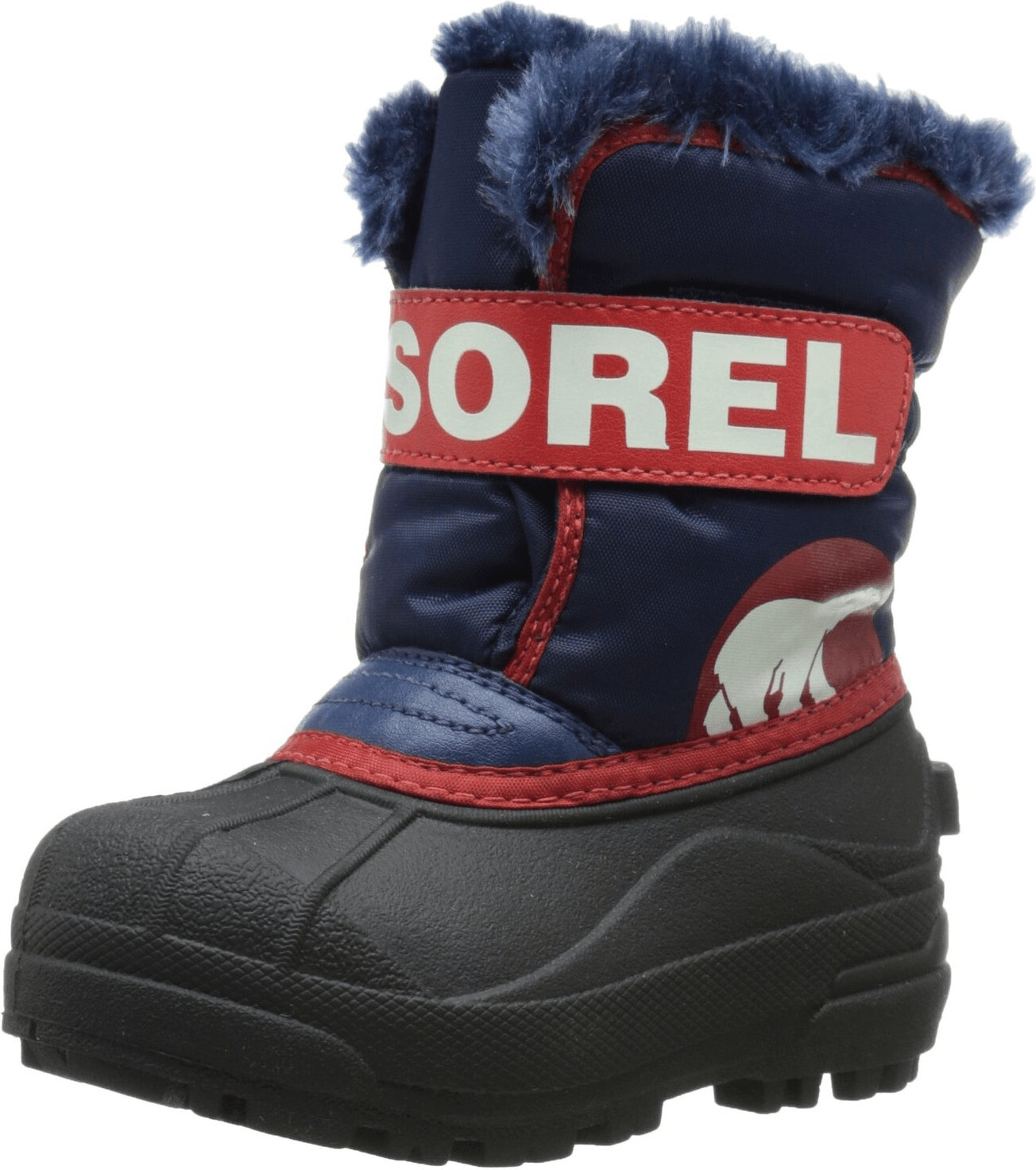 Sorel Snow Commander Youth Kids nocturnal/sail red