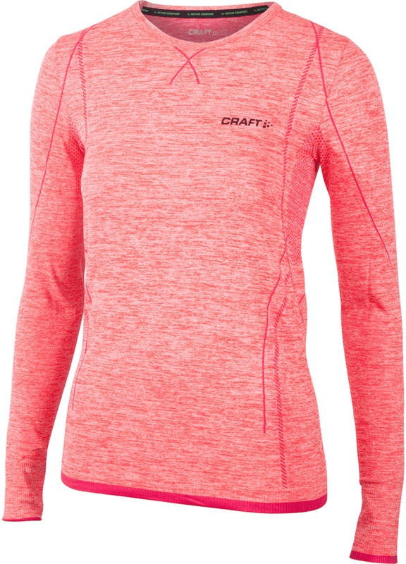 Craft Be Active Comfort Roundneck Longsleeve Shirt Women crush