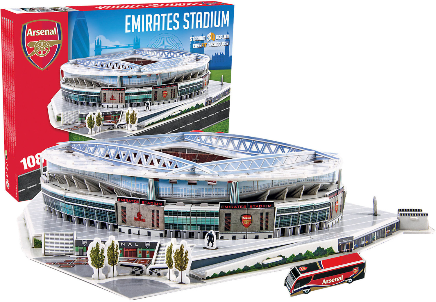 Giochi Preziosi 3D Emirates Stade Arsenal London (108 pièces)