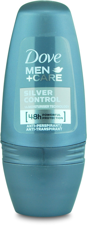 Dove Men+Care Silver Control Deodorant Roll-on (50ml)