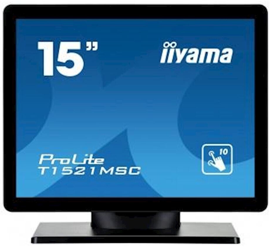 Monitor Touch Iiyama ProLite T1521MSC-B2 15 Pollici 4:3 &ndash; LED, VGA, HDMI, Altoparlanti Integrati