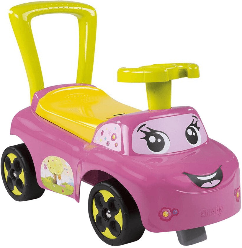 Porteur auto ergonomique Smoby Cars avec coffre à jouets
