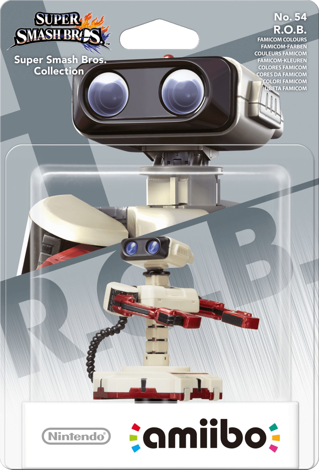 Nintendo amiibo R.O.B. (Coleurs Famicom) (Super Smash Bros. Collection)