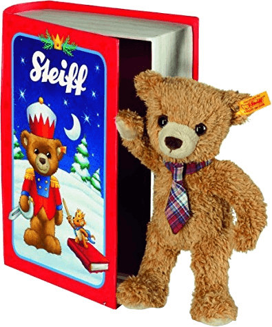 Steiff Nounours Carlo avec livre 23 cm