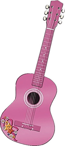 Claudio Reig Guitare en bois 75 cm rose (7066) au meilleur prix