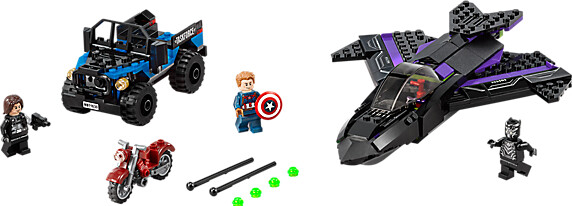 Lego 76047 marvel super heroes black panther pursuit deals