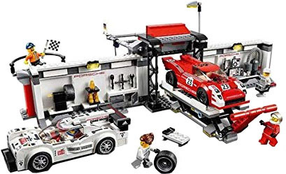 Lego porsche stand on sale