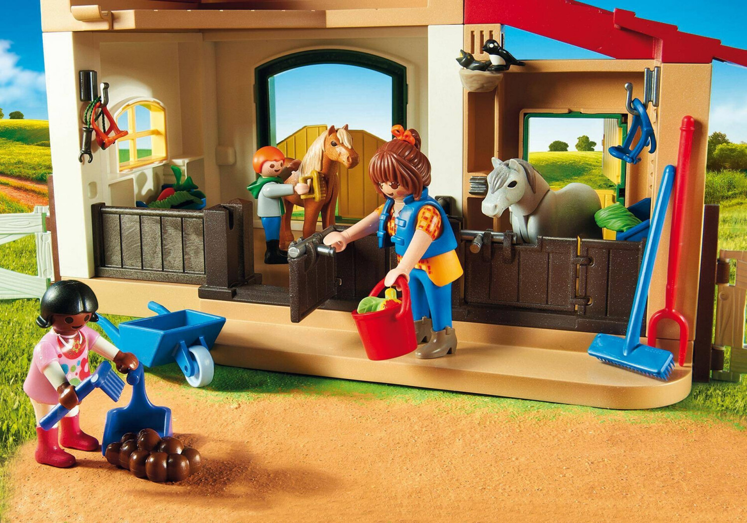 Maneggio dei pony playmobil outlet