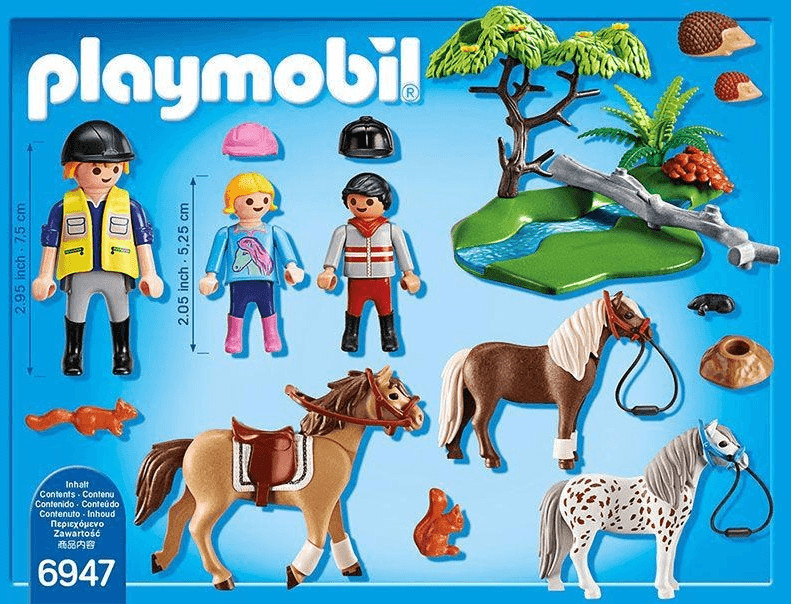Soldes Playmobil Cavaliers avec poneys et cheval (6947) 2024 au