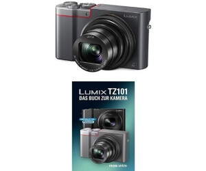 Panasonic Lumix DMC-TZ101EGK Travelzoom Kamera 3 Zoll 20,1 Megapixel, 10x opt. Zoom, 7,6 cm Display, 4K Foto 30B/s, Post Fokus, 4K25p Video, Sucher, schwarz 
