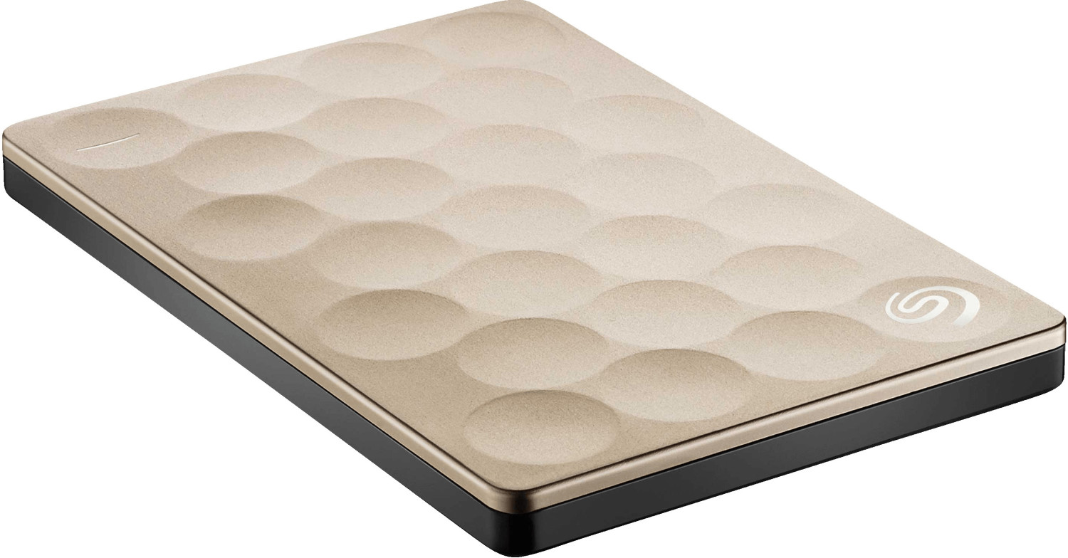 Seagate Backup Plus Ultra Slim 2 To doré