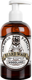 Photos - Beard & Moustache Care Mr Bear Family Mr. Bear Family Mr. Bear Family Beard Wash Woodland  (250ml)