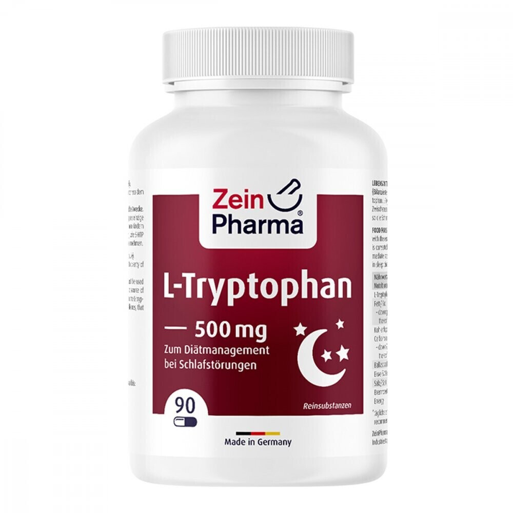ZeinPharma L-Tryptophan 500 mg Capsules (90 pcs)