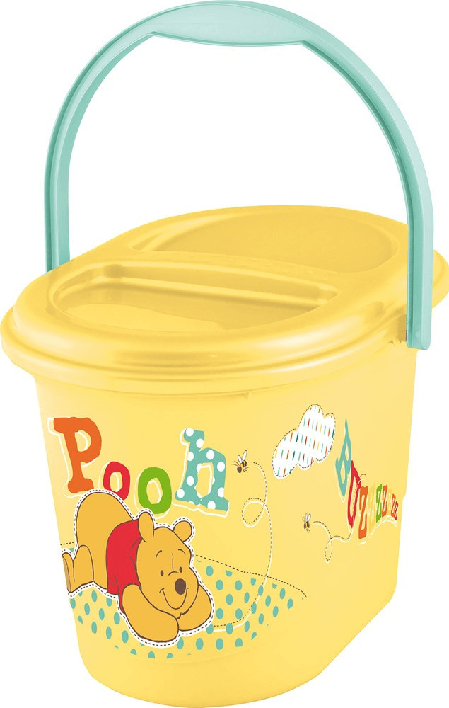 OKT Seau à couches Winnie l´Ourson jaune