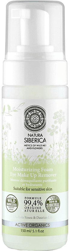 Natura Siberica Moisturizing Foam Eye Make Up Remover (150ml)