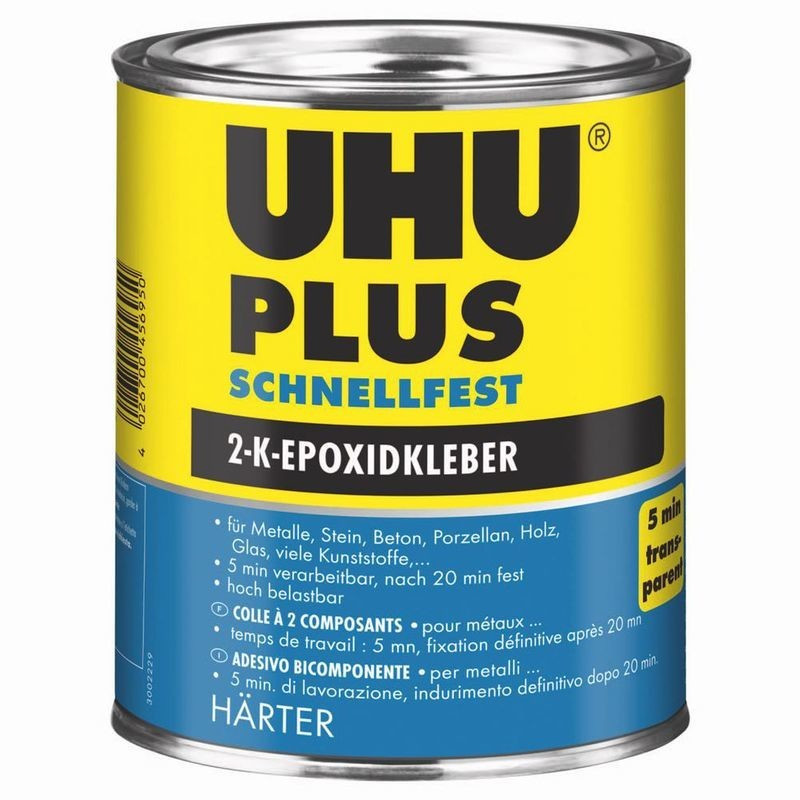 UHU Colle à 2 composants Plus rapide 885 g (45695)