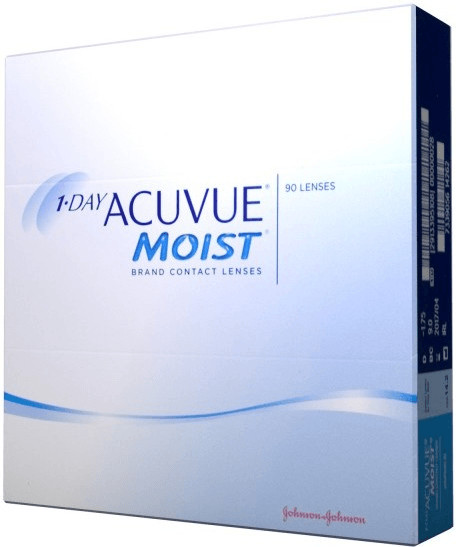 Johnson & Johnson 1 Day Acuvue Moist +1.50 (180 lentilles)