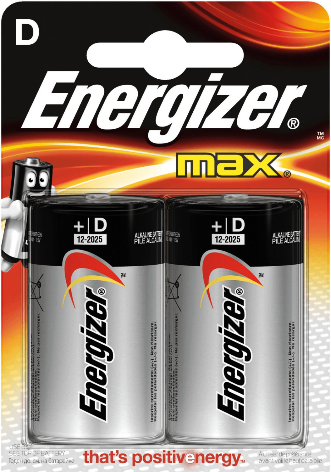 Energizer max Mono D Batterien (2 St.) ab 6,83 €