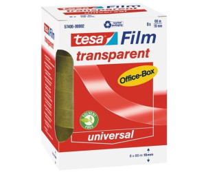 GP:0,02€/m tesa FILM Klebefilm transparent 19,0 mm x 66,0 m 8 Rollen tesafilm 